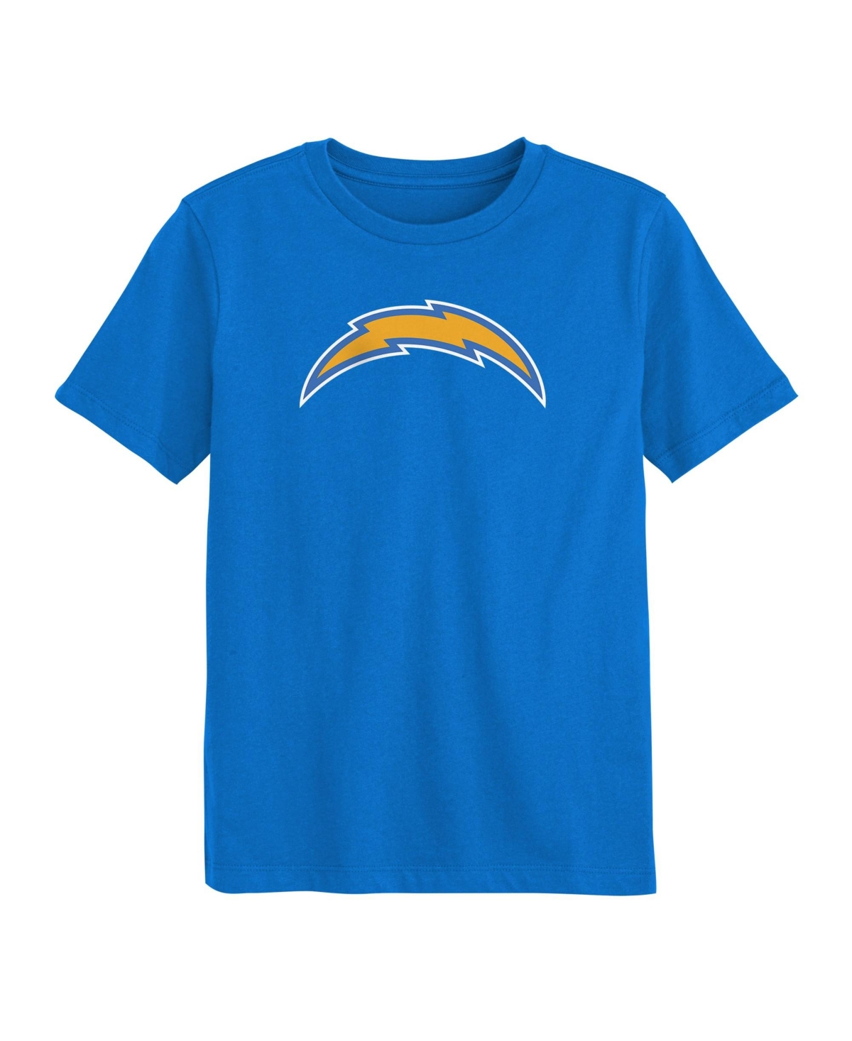 Outerstuff Boys' and Girls' 2T-5T Los Angeles Chargers Screen Print Crewneck T-Shirt - Powder Blue