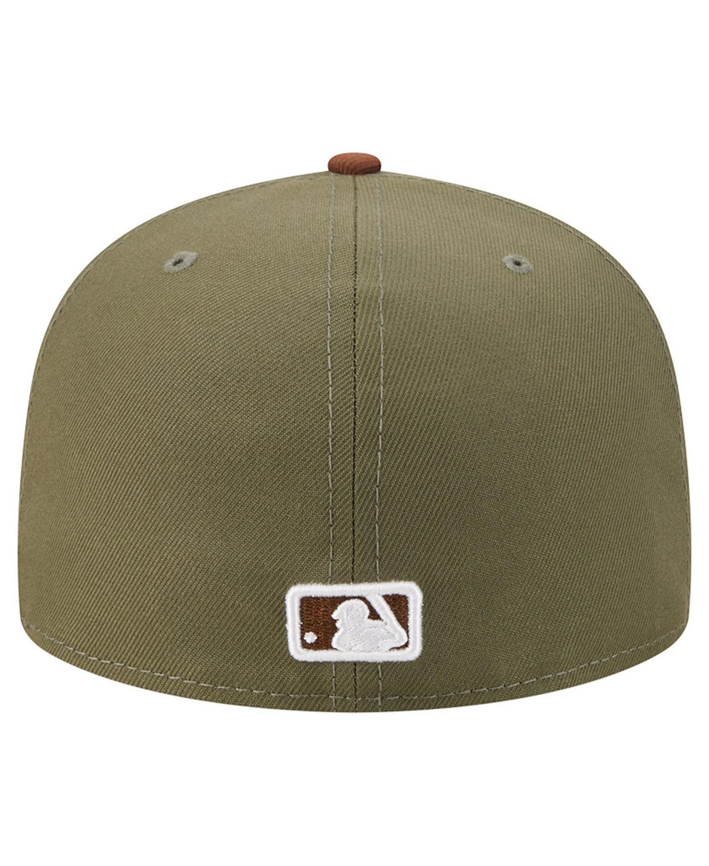 Мужские головные уборы New Era Olive/Brown New York Mets Color Pack 59FIFTY Fitted Hat — фото 4
