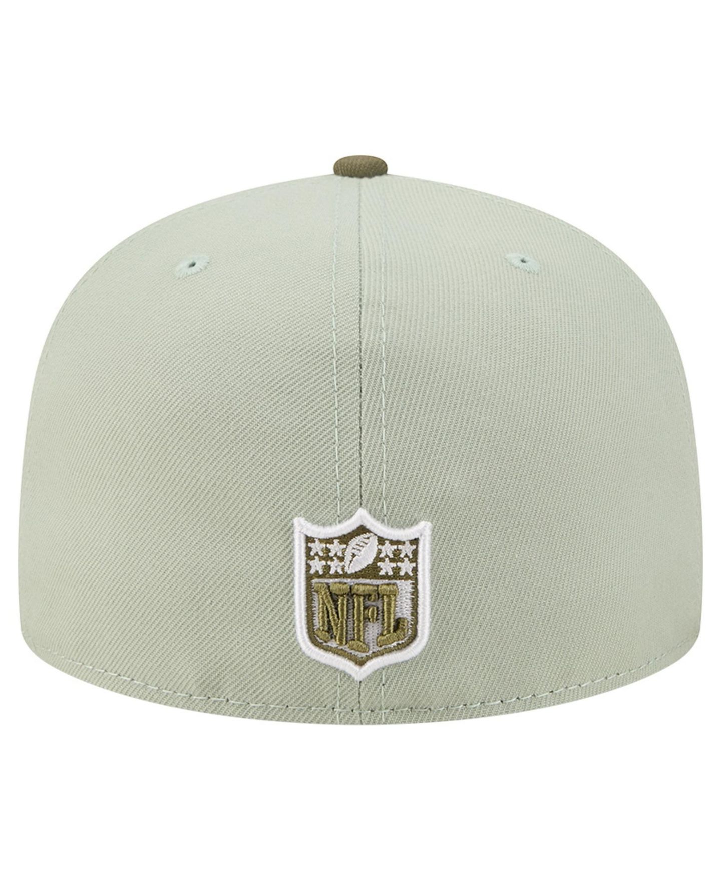 Мужские головные уборы New Era Light Green/Olive New York Giants Color Pack 59FIFTY Fitted Hat — фото 4