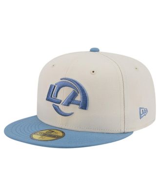 Men's Cream/Blue Los Angeles Rams Color Pack 59FIFTY Fitted Hat