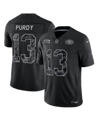 Men's Brock Purdy Black San Francisco 49ers 2026 Salute to Service Limited Jersey