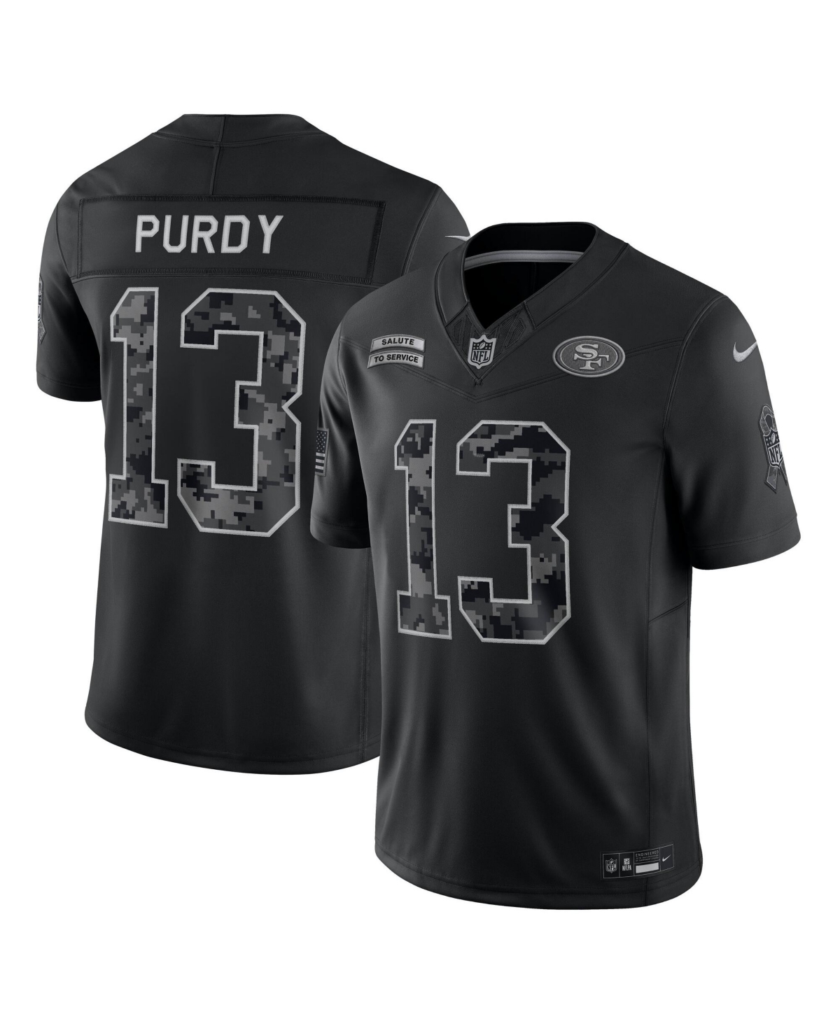 Nike Men's Black San Francisco 49ers Stitched Limited Jersey