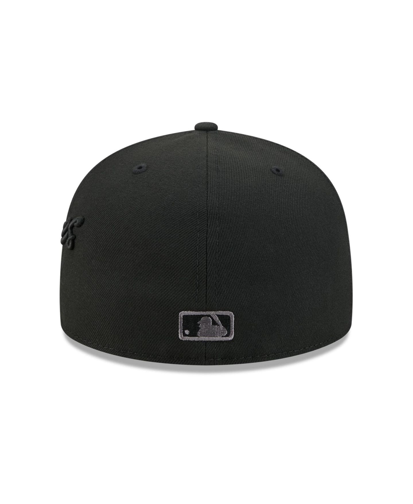 Мужская кепка New Era Black San Diego Padres Side Script 59FIFTY Fitted Hat — фото 4