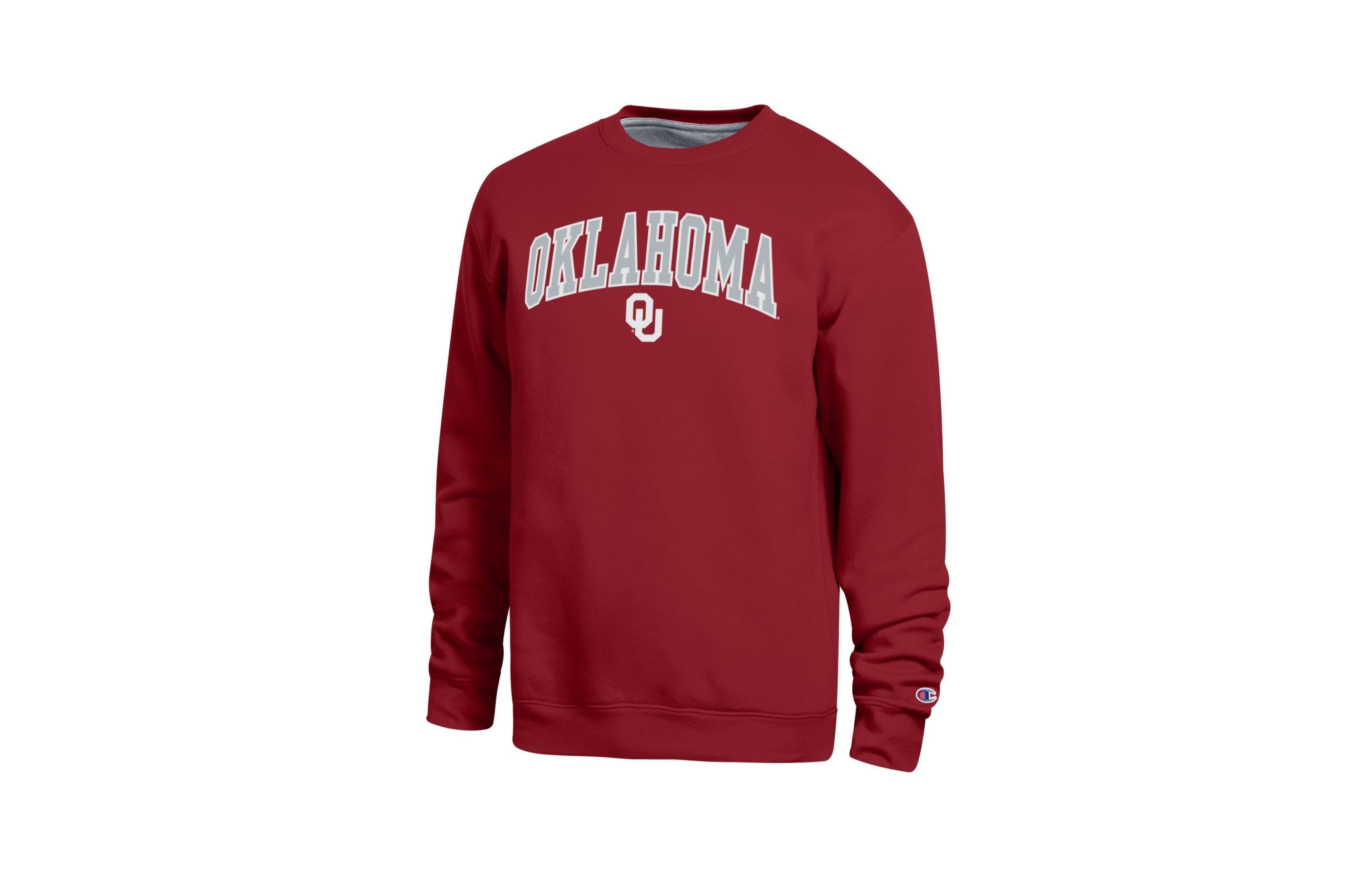 Champion Men's Oklahoma Sooners Graphic Fleece-Lined Sweatshirt