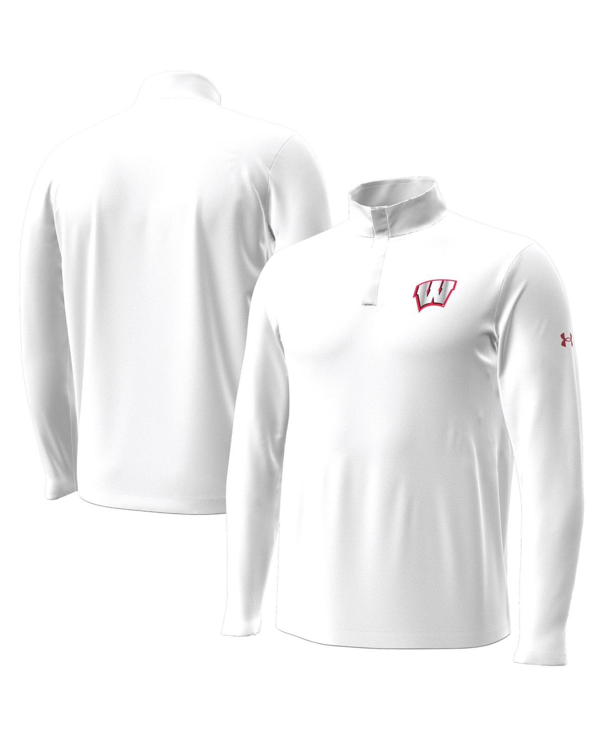 Under Armour Men's Wisconsin Badgers Lambeau Field Collection Quarter-Zip Sweatshirt
