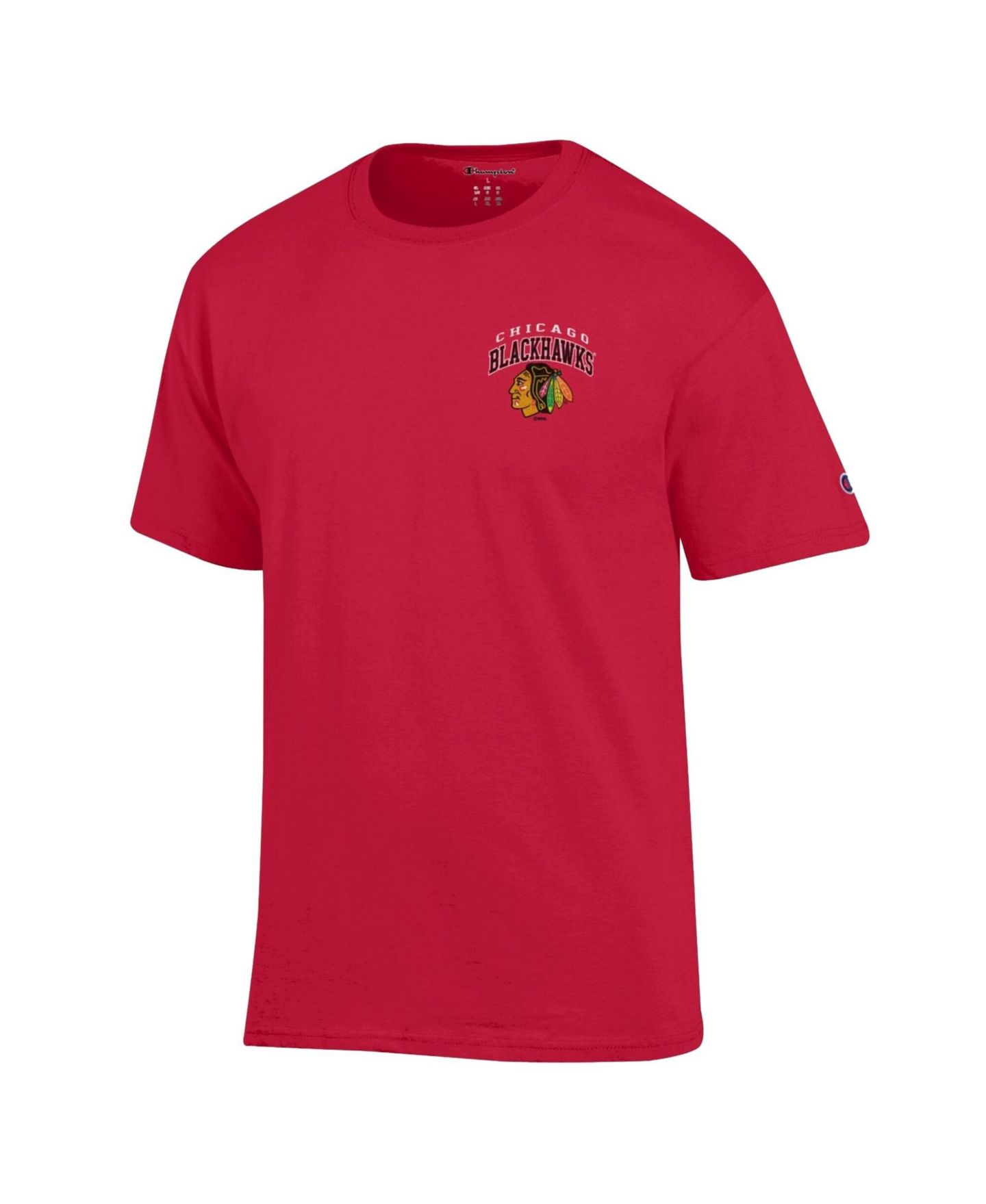 Мужская футболка Champion Red Chicago Blackhawks Stick With It Jersey — фото 2
