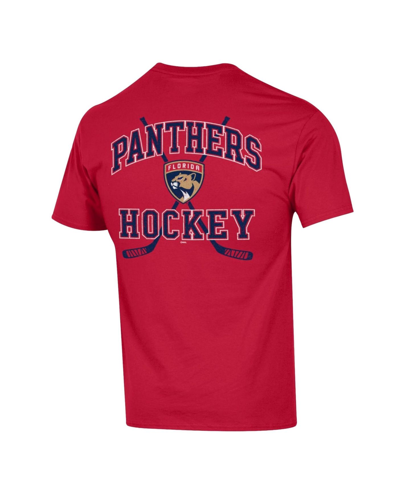 Мужская футболка Champion Red Florida Panthers Stick With It Jersey — фото 3