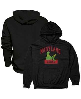 Men's and Women's  Black Maryland Terrapins x Muppets Kermencement Hoodie