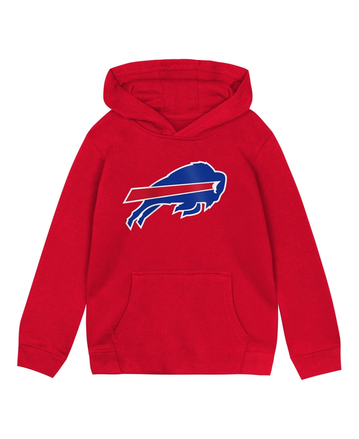Outerstuff Boys' and Girls' 2T-5T Buffalo Bills Primary Logo Fleece Hoodie - Red