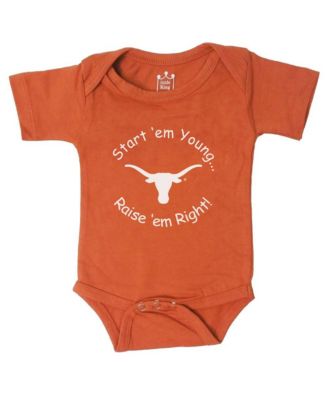 Baby Boys and Girls Texas Orange Texas Longhorns Start 'Em Young Bodysuit