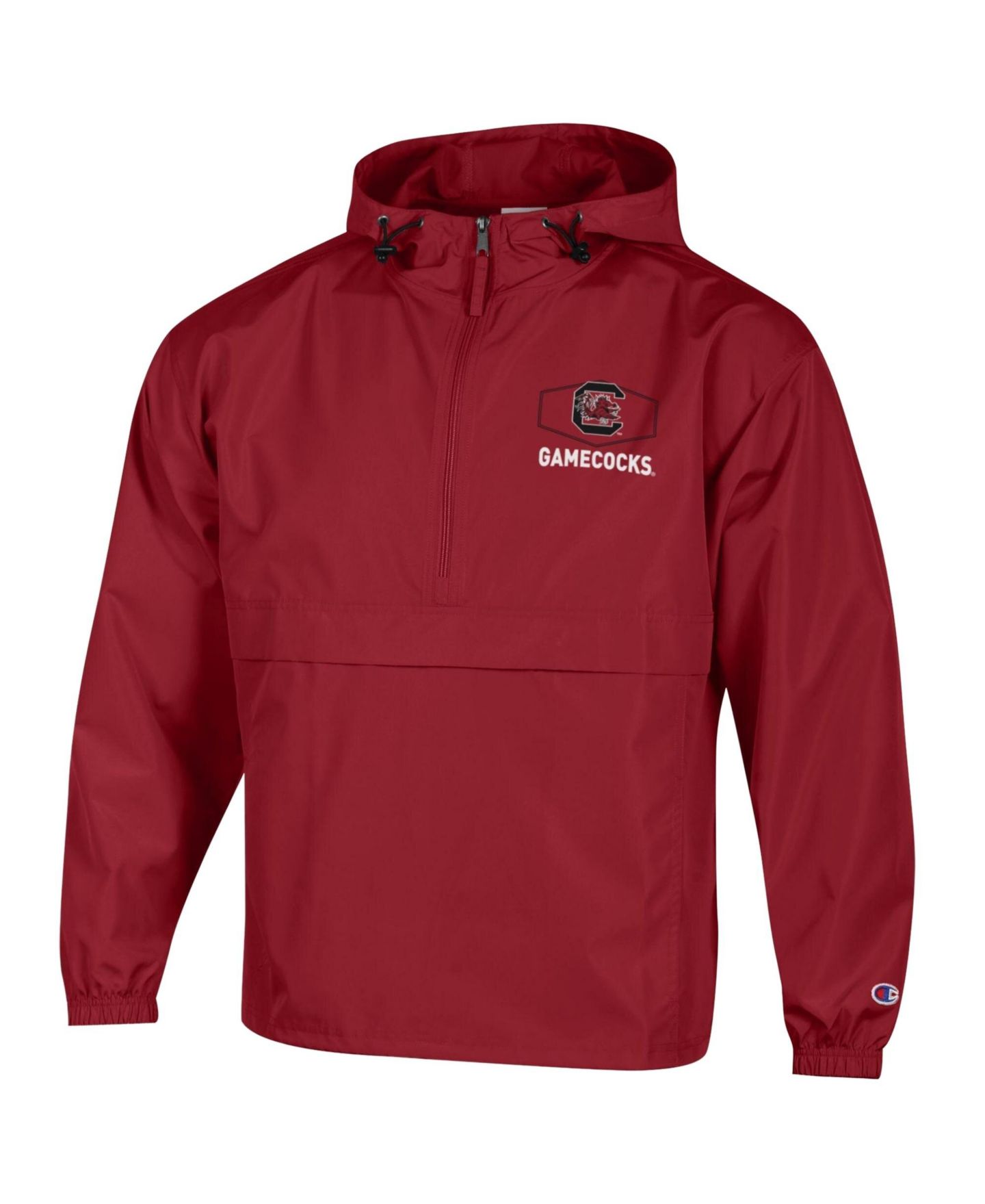 Мужская куртка Champion Garnet South Carolina Gamecocks Delay Packable Half-Zip — фото 2
