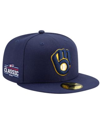 Men's Navy Milwaukee Brewers 2026 Little League Classic Authentic Collection 59FIFTY Fitted Hat