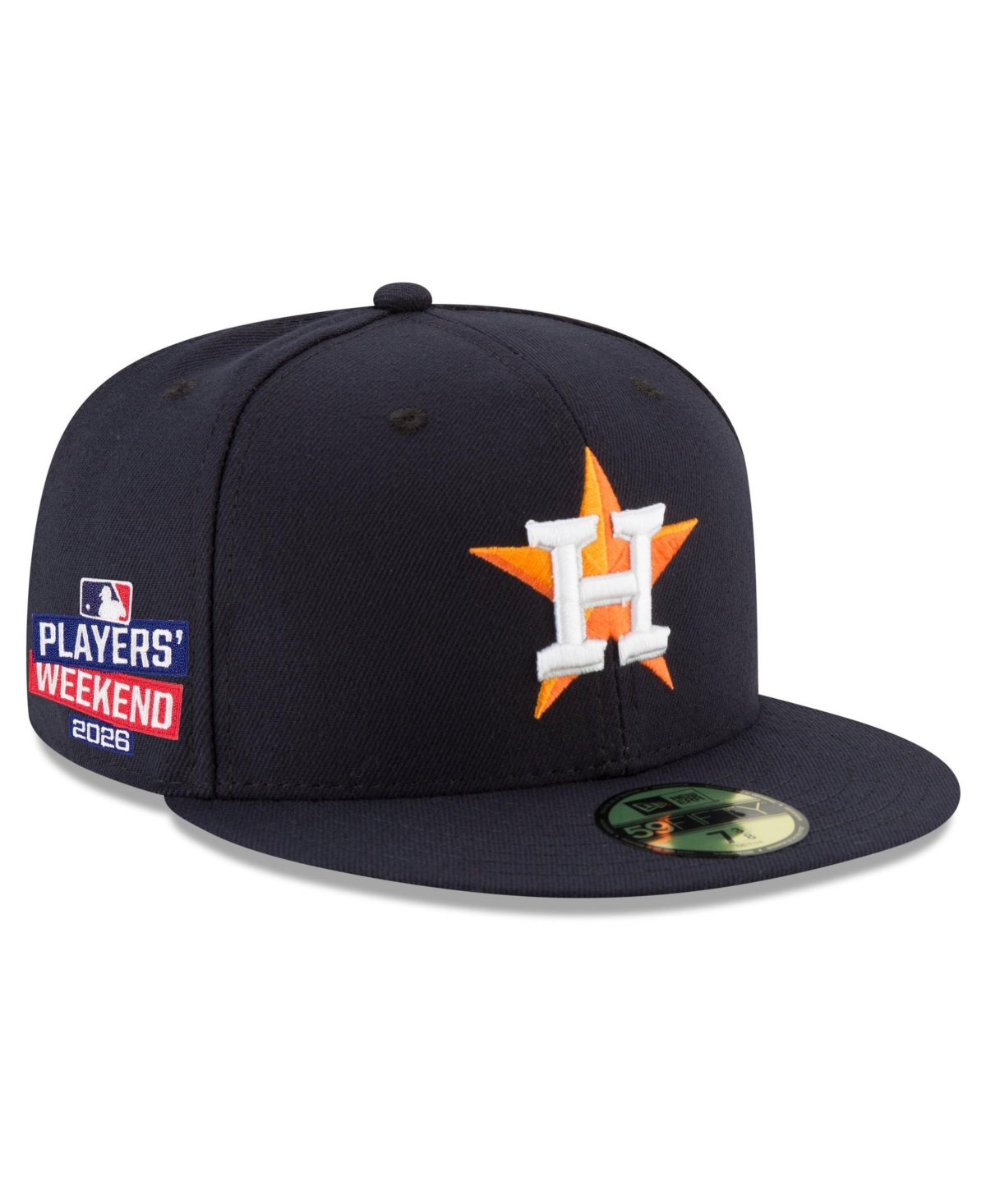 Men's New Era Navy Houston Astros 2026 Players' Weekend Authentic Collection 59FIFTY Fitted Hat