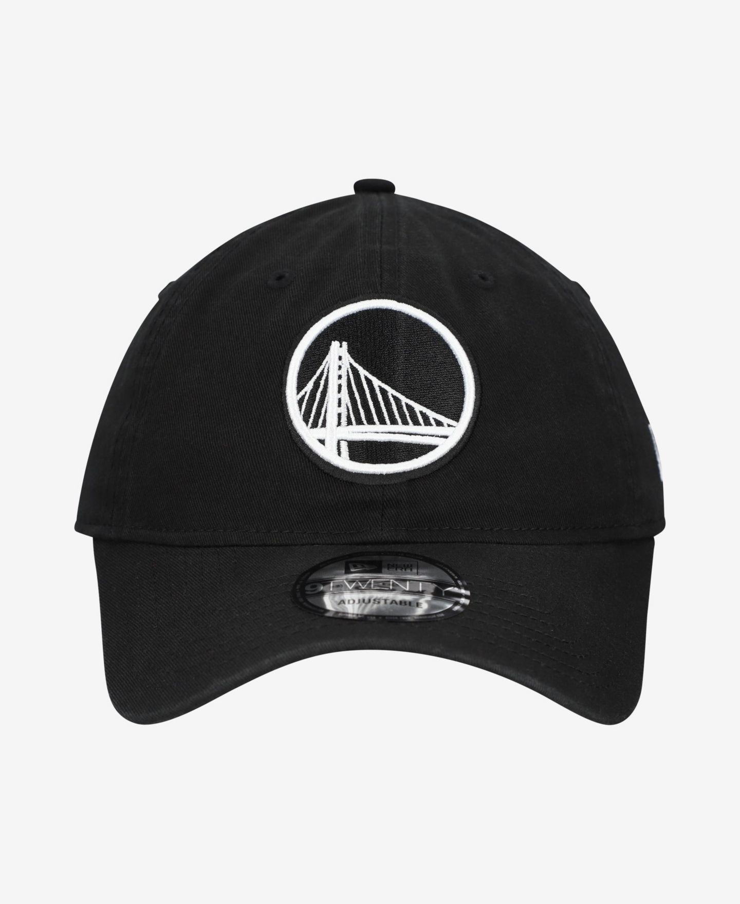Мужская кепка New Era Black Golden State Warriors 9TWENTY Adjustable Hat — фото 3