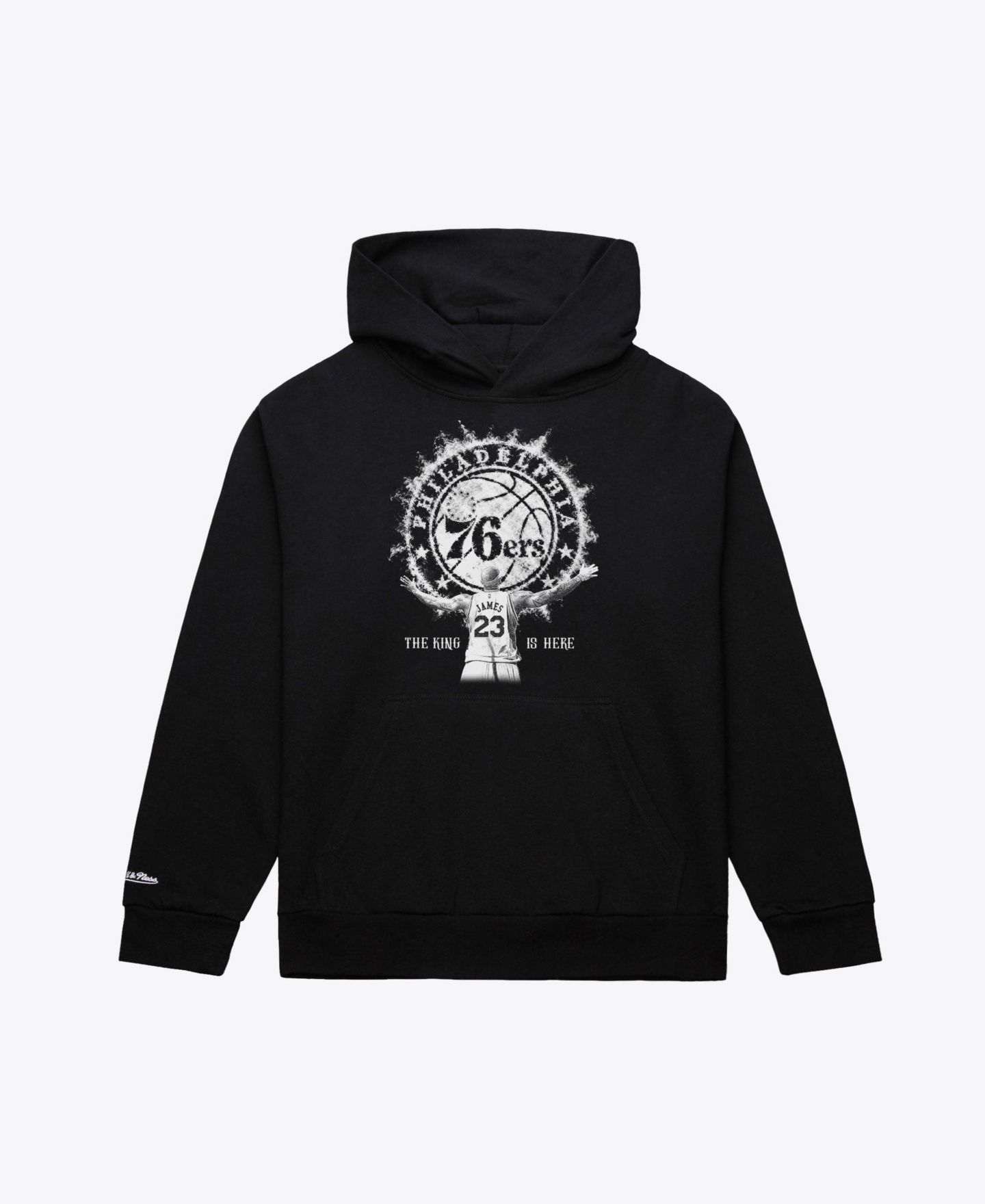 Мужское худи Mitchell & Ness LeBron James Black Philadelphia 76ers Witness — фото 4
