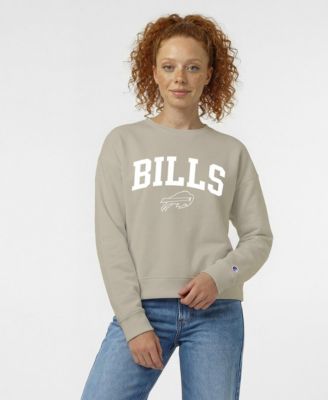Women's  Light Brown Buffalo Bills Powerblend Cocoa Butter Fleece Sweatshirt