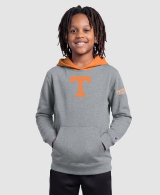 Big Boys and Girls  Heather Gray Tennessee Volunteers Fleece Hoodie