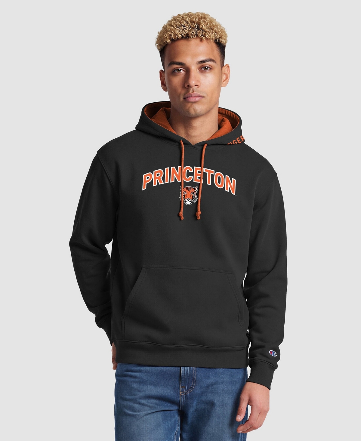 Champion Men's Princeton Tigers Contrast Hoodie