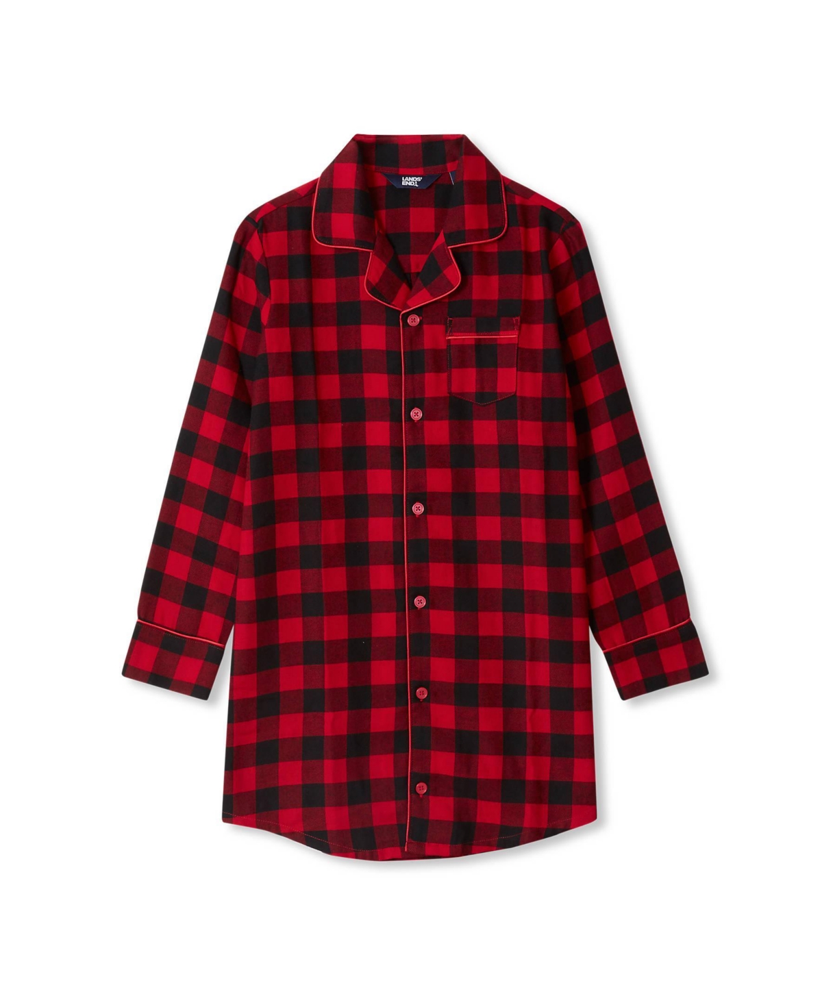 Lands' End Big Girls Flannel Nightgown