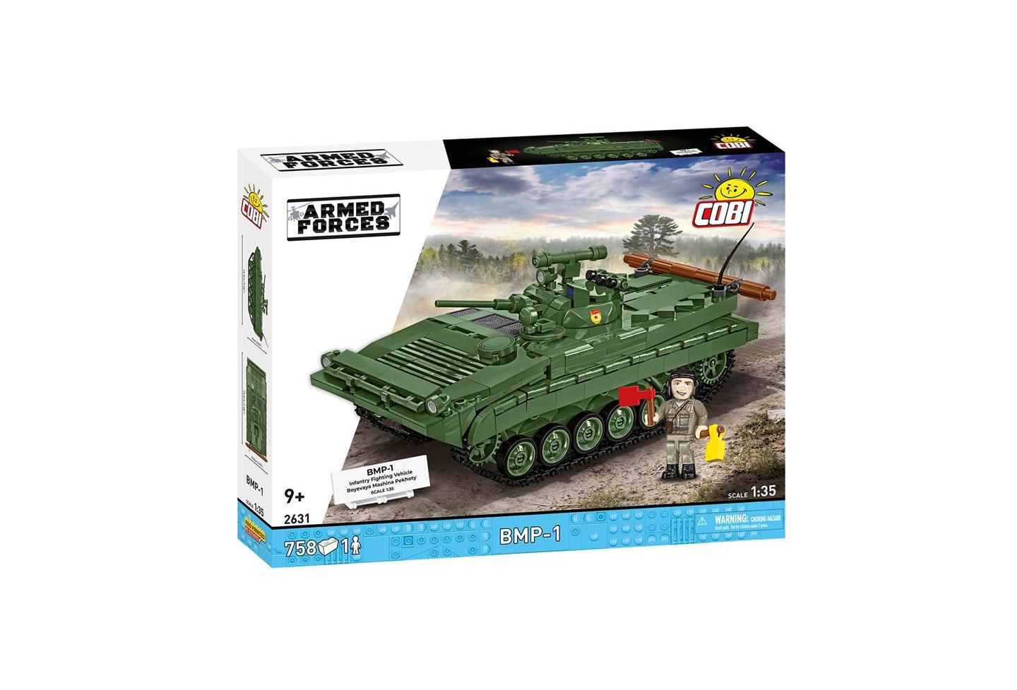 Детский конструктор COBI Armed Forces BMP-1 2-in-1 758-Piece Building Set, Ages 8+ — фото 1