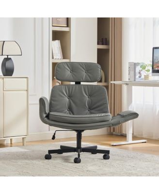 Criss Cross Chair with Adjustable Armrests, Wheels and Headrest