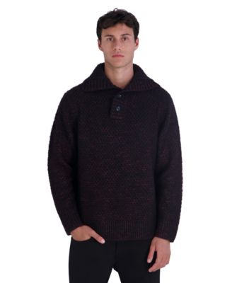 Men's Funnel Neck Chunky Loose Sweater