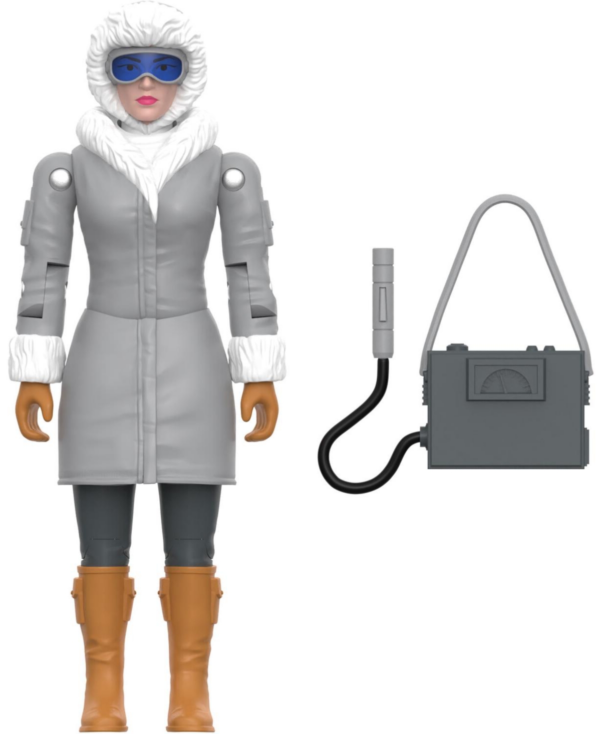 Super7 G.i. Joe Arctic Scarlett ReAction+ Wv6 1.2" Action Figure and Accessory, 2-Piece Set, Ages 14+