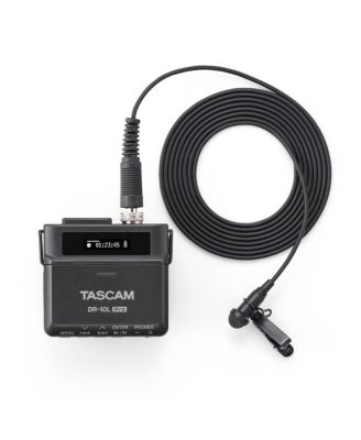 DR-10L Pro 32-Bit Float Portable Digital Audio Recorder with Lavalier Microphone