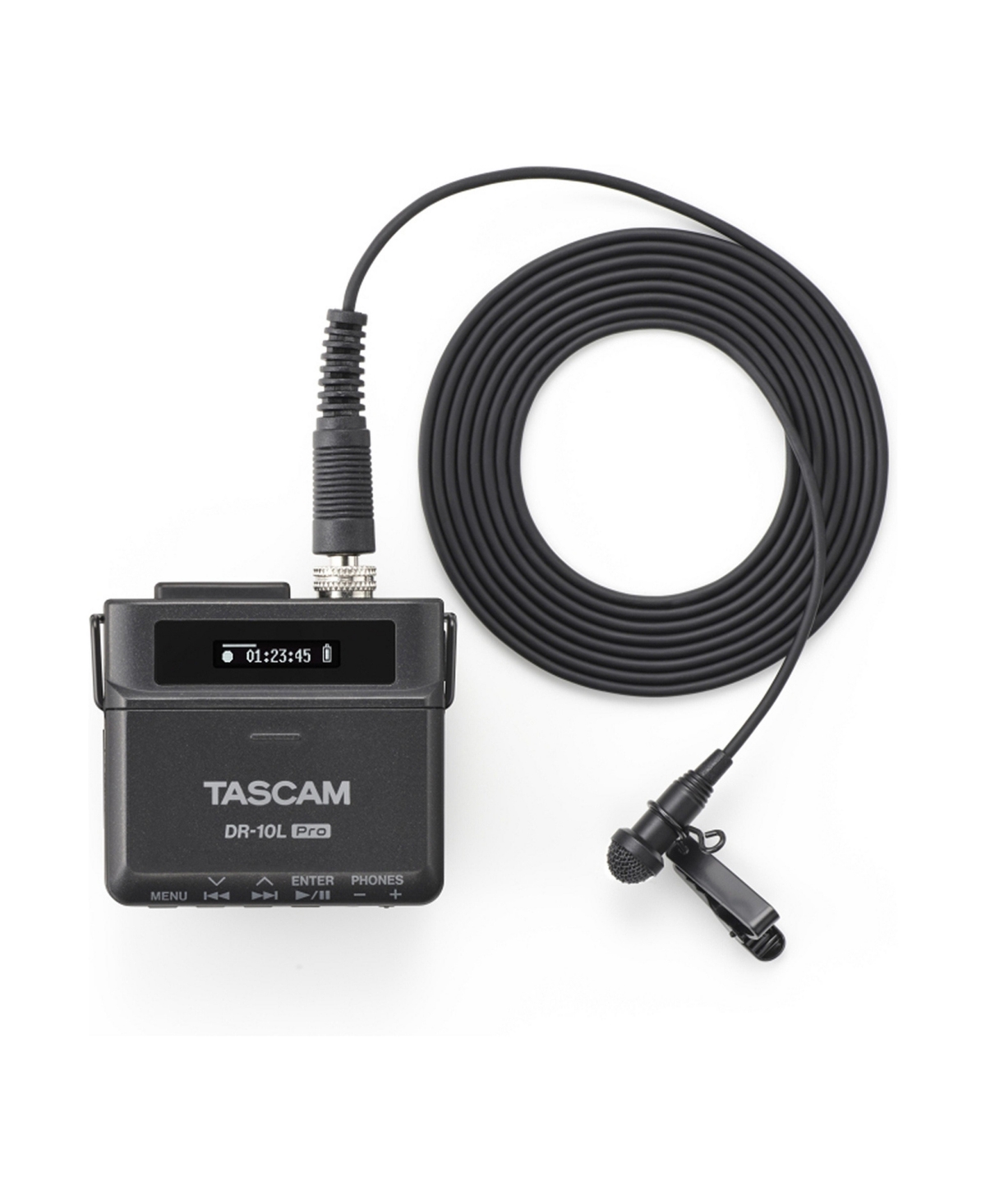 Tascam Dr-10L Pro 32-Bit Float Portable Digital Audio Recorder with Lavalier Microphone