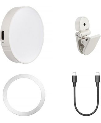 LR15BI Litemons Bi-Color Rechargeable Magnetic Ring Light for Smartphones