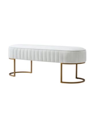 Ferdinand 46" Width  Channel-Tufted Upholstered Bench
