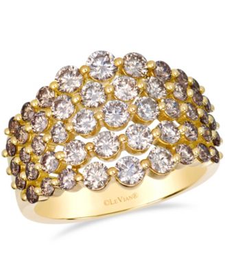 Chocolate Diamond Anniversary Ring (2-1/3 ct. t.w.) in 14k Yellow Gold