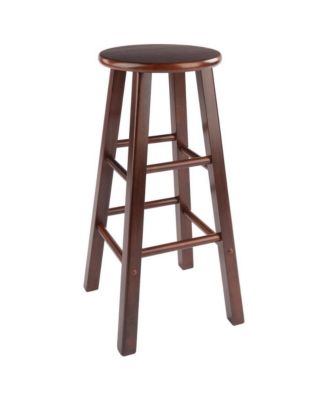 Solid Wood Counter Height Bar Stools Set of 2, Bar Stools, Kitchen Island