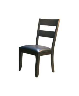 Mariposa Ladderback Side Chair, with Upholstered Seat (2 pack)
