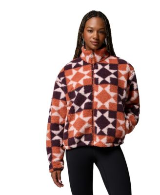 Women's Leia Grove Printed Sherpa Fleece Jacket