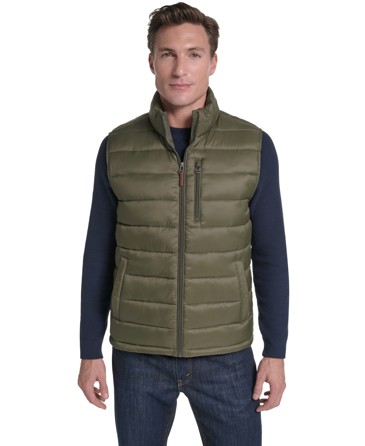 Cole Haan Men's Channel-Quilted Puffer Vest