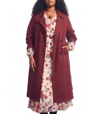 Plus Size Henning x US Park Soft Trench