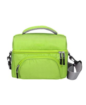 Lunch Bag With Adjustable Strap and Outer Pocket Camping Outdoor Picnic