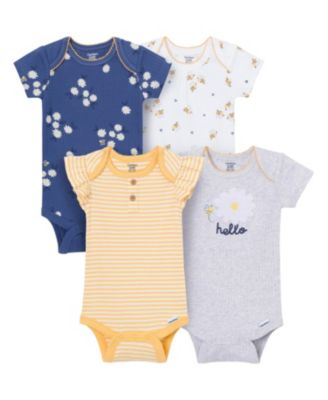 Baby Girls' 4-Pack Bodysuits