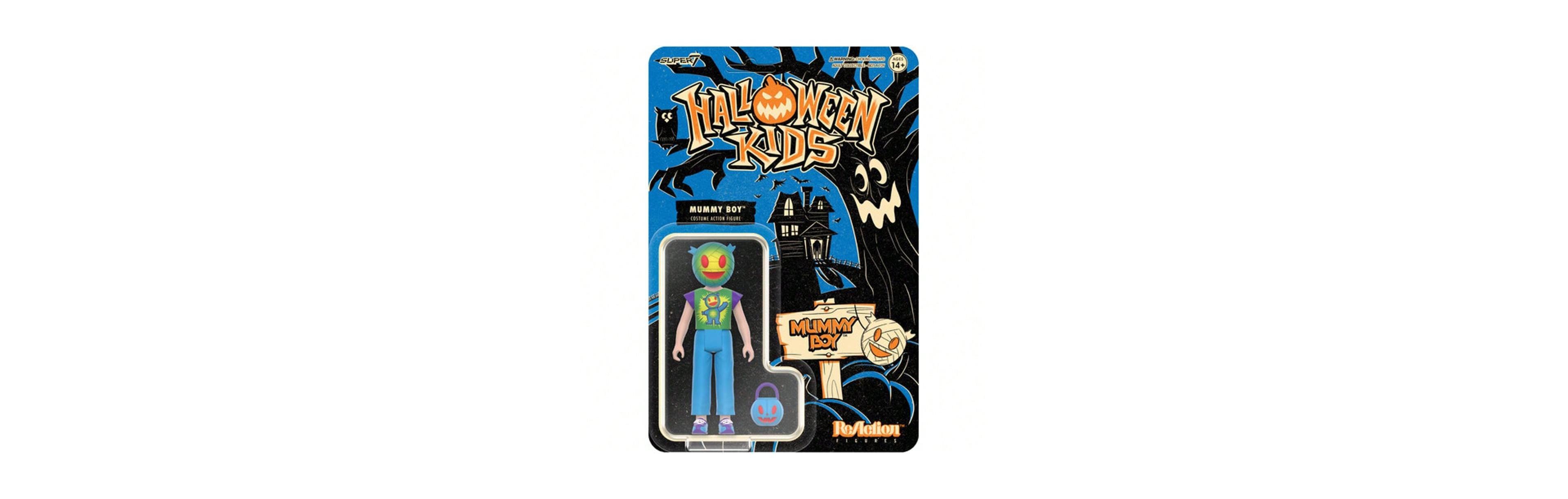 Super7 Halloween Kids ReAction Mummy Boy Action Figure, 2-Piece, Ages 14+
