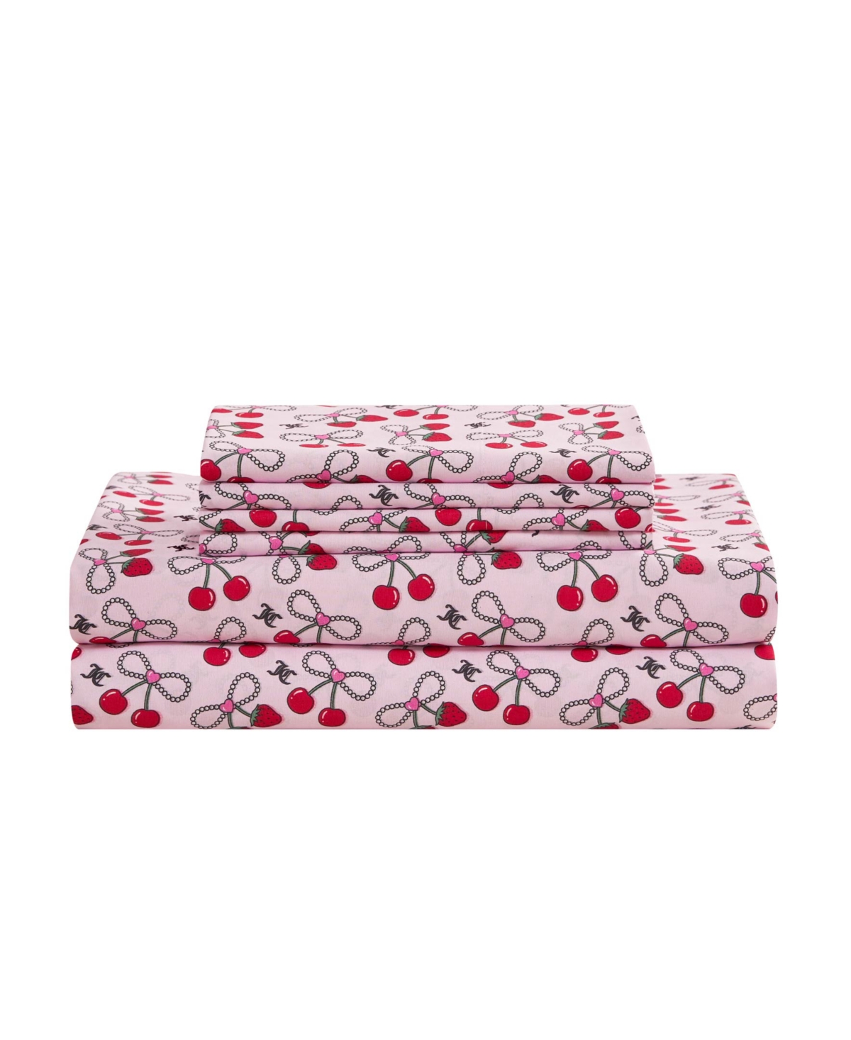 Juicy Couture Ultra-Soft Microfiber 6-Piece Sheet Set with Extra Pillowcases, Full