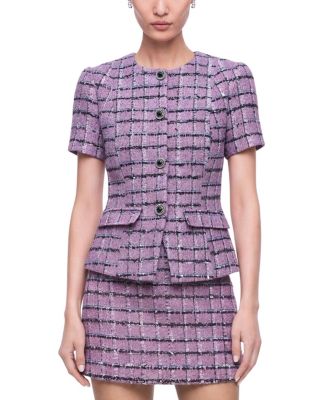 Women's Tweed Peplum Jacket