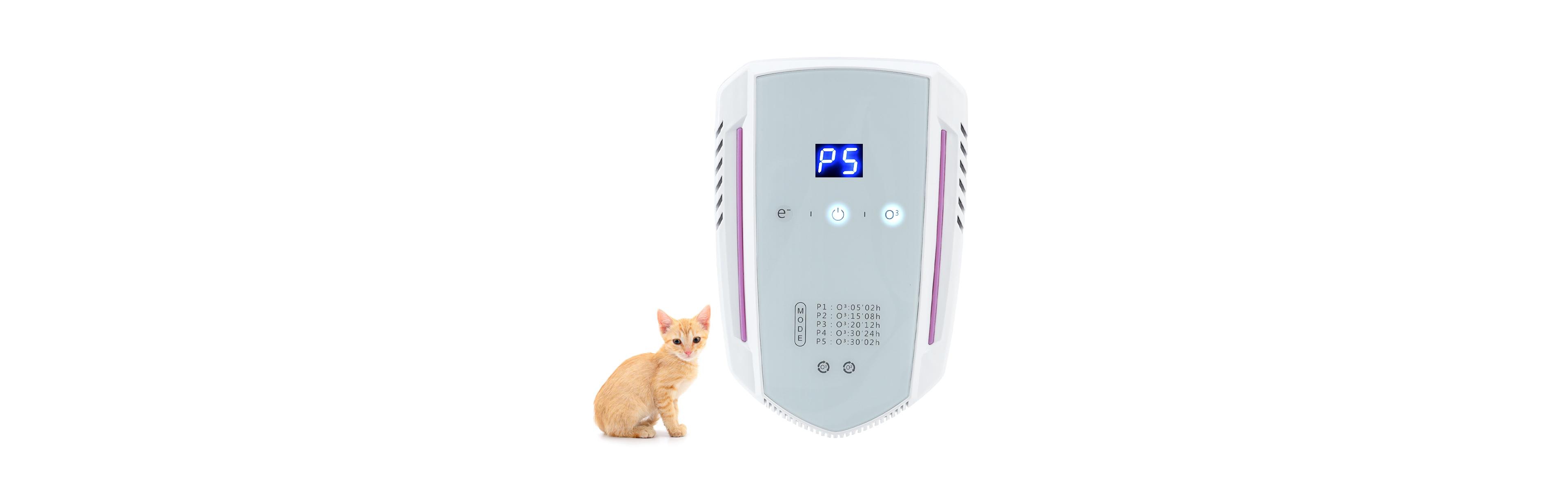 Topteng Pet Odor Eliminator - 5 Modes, Negative Ion, Plug-In Design