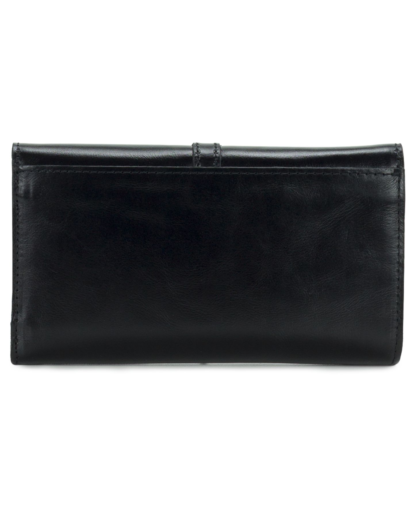 Женский кошелёк Patricia Nash Lottie Boxed Full Grain Leather Trifold Wallet, цвет: Чёрный — фото 3