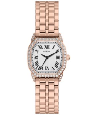 Women's Quartz Harlow Stainless Steel Rose Gold Watch 27mm
