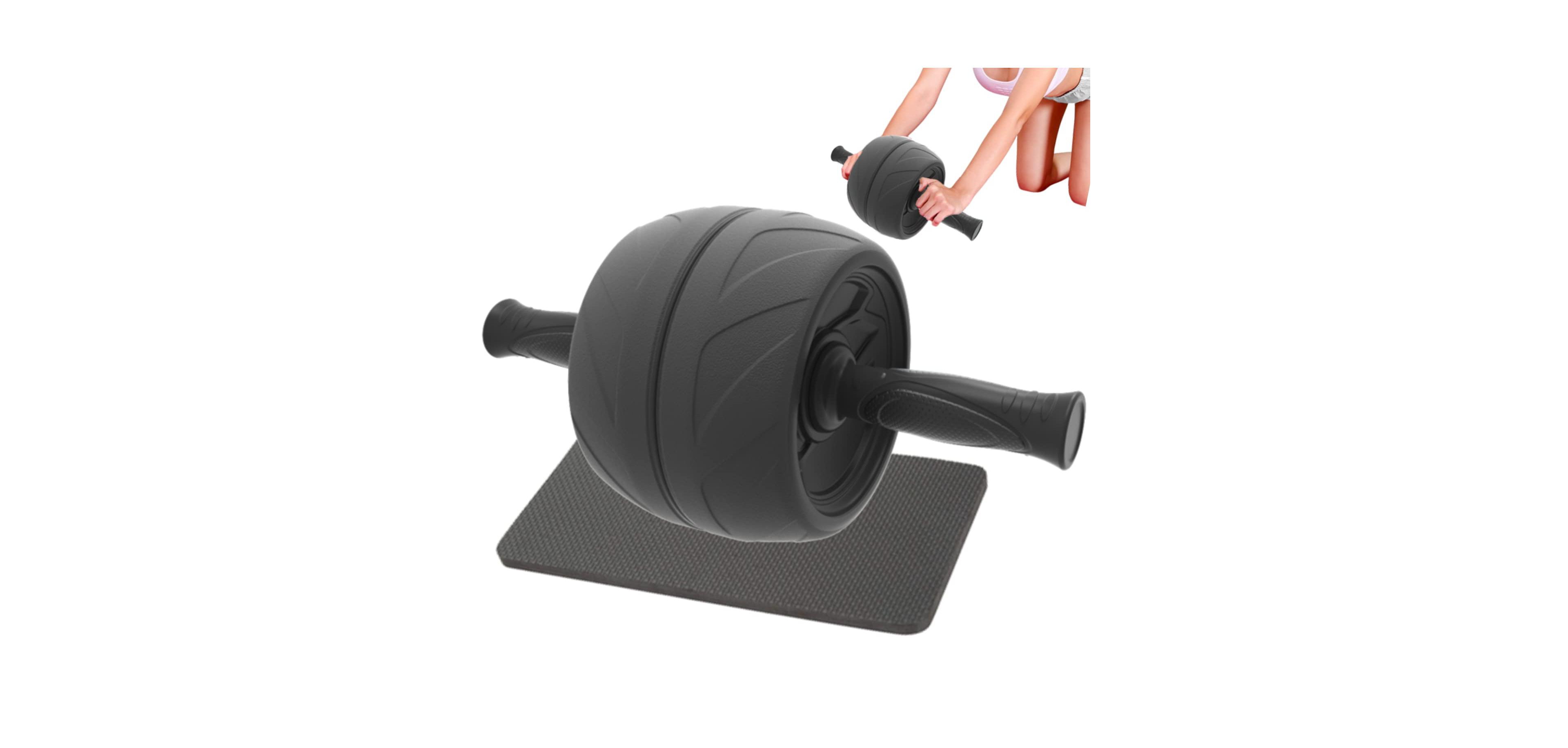Sportneer Extra Wide Ab Roller Wheel Exercise Equipment Core Strength Home Gym Fitness