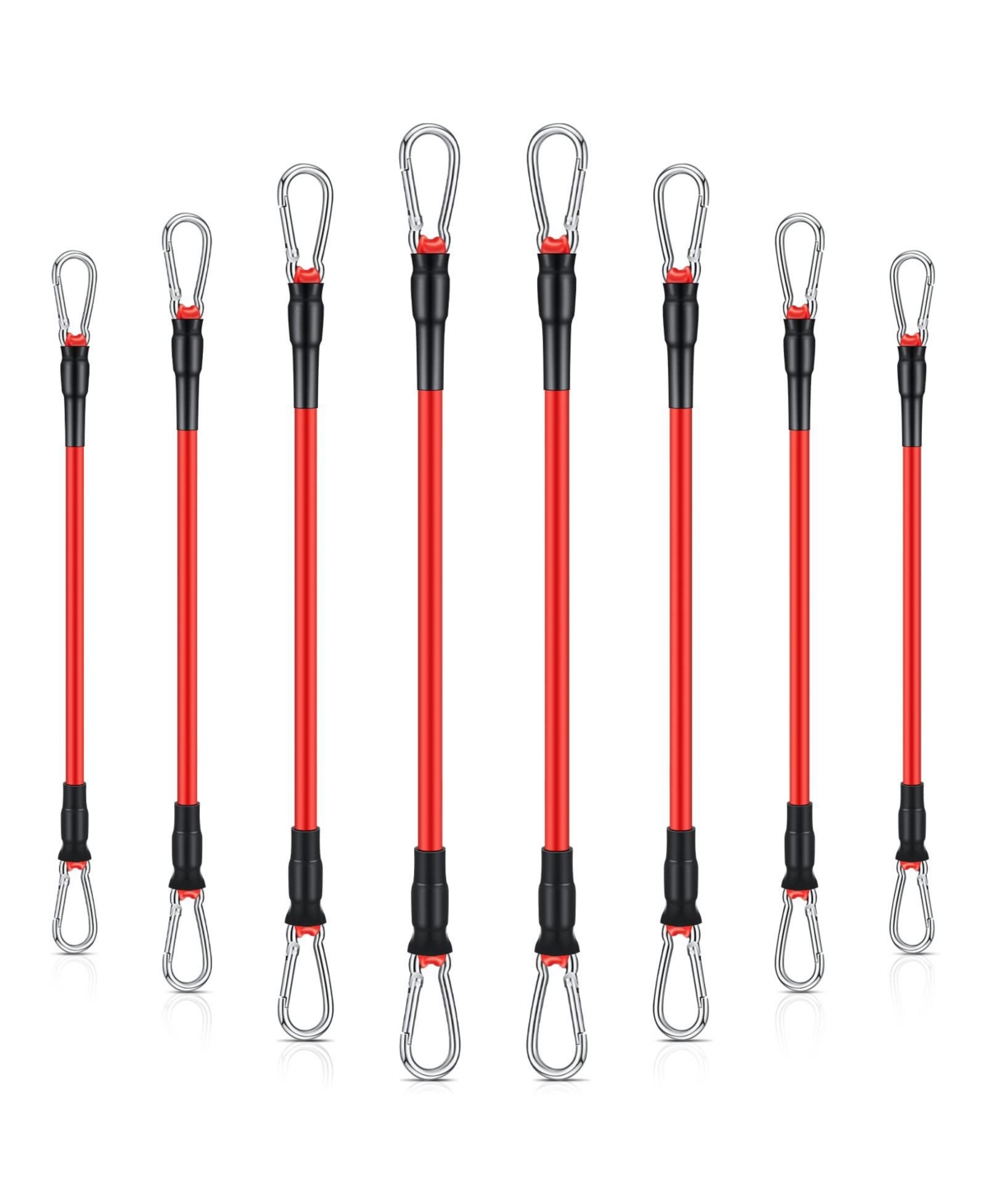 Sportneer 8 Resistance Bands With Ankle Straps For Home Gym Strength Training