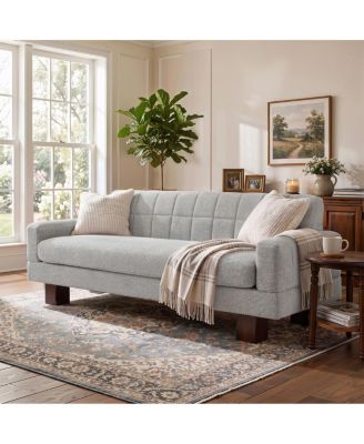 Modern Boucle Loveseat Sofa