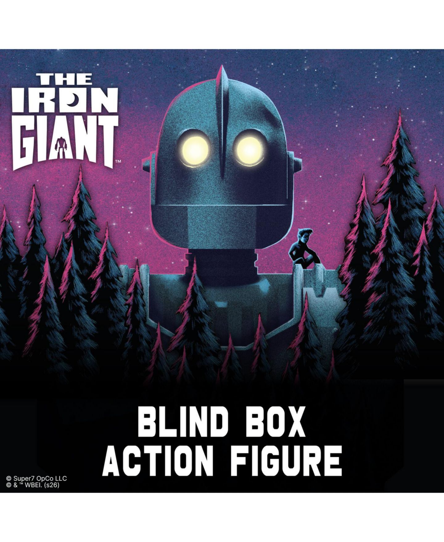 Детская фигурка Super7 The Iron Giant ReAction 3.75" Blind Box Action Figure, Ages 14+ — фото 2
