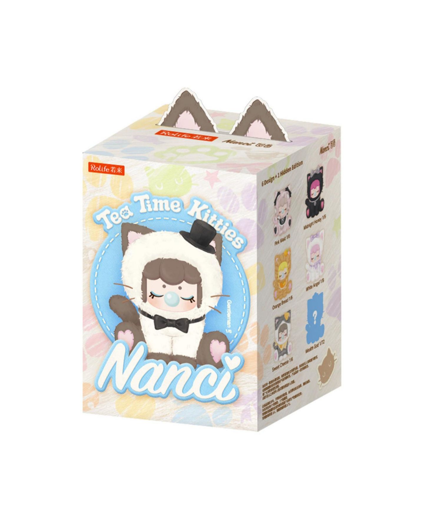 Детская мягкая игрушка Robotime Tea Time Kitties Blind Box Plush Figure — фото 1